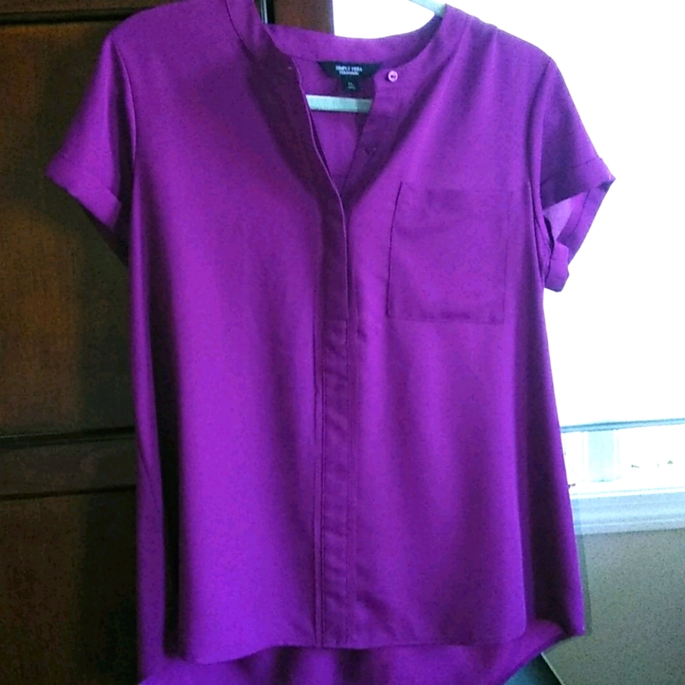 Purple blouse NWOT